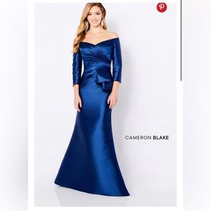 Cameron Blake Blue Cocktail Dress - Size 20